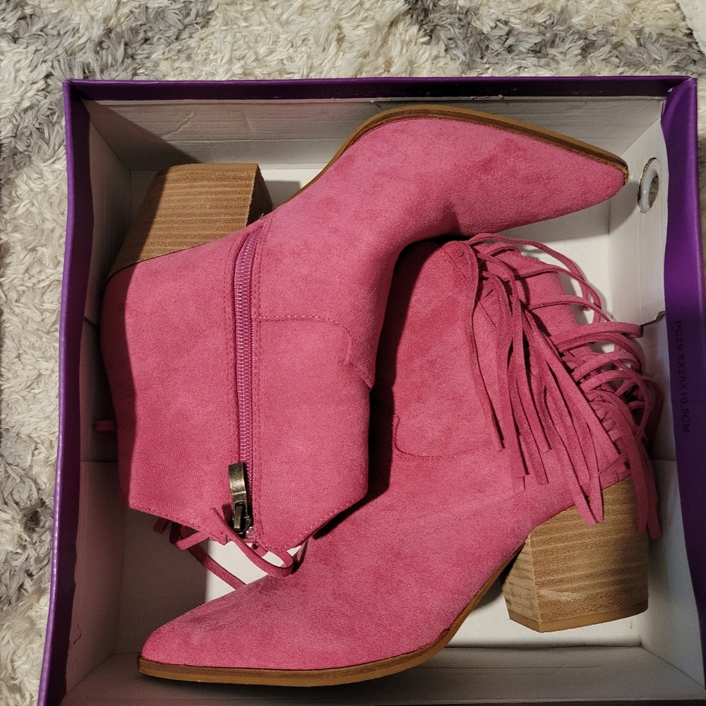 Beast Fringe Booties - Picture 2 of 5